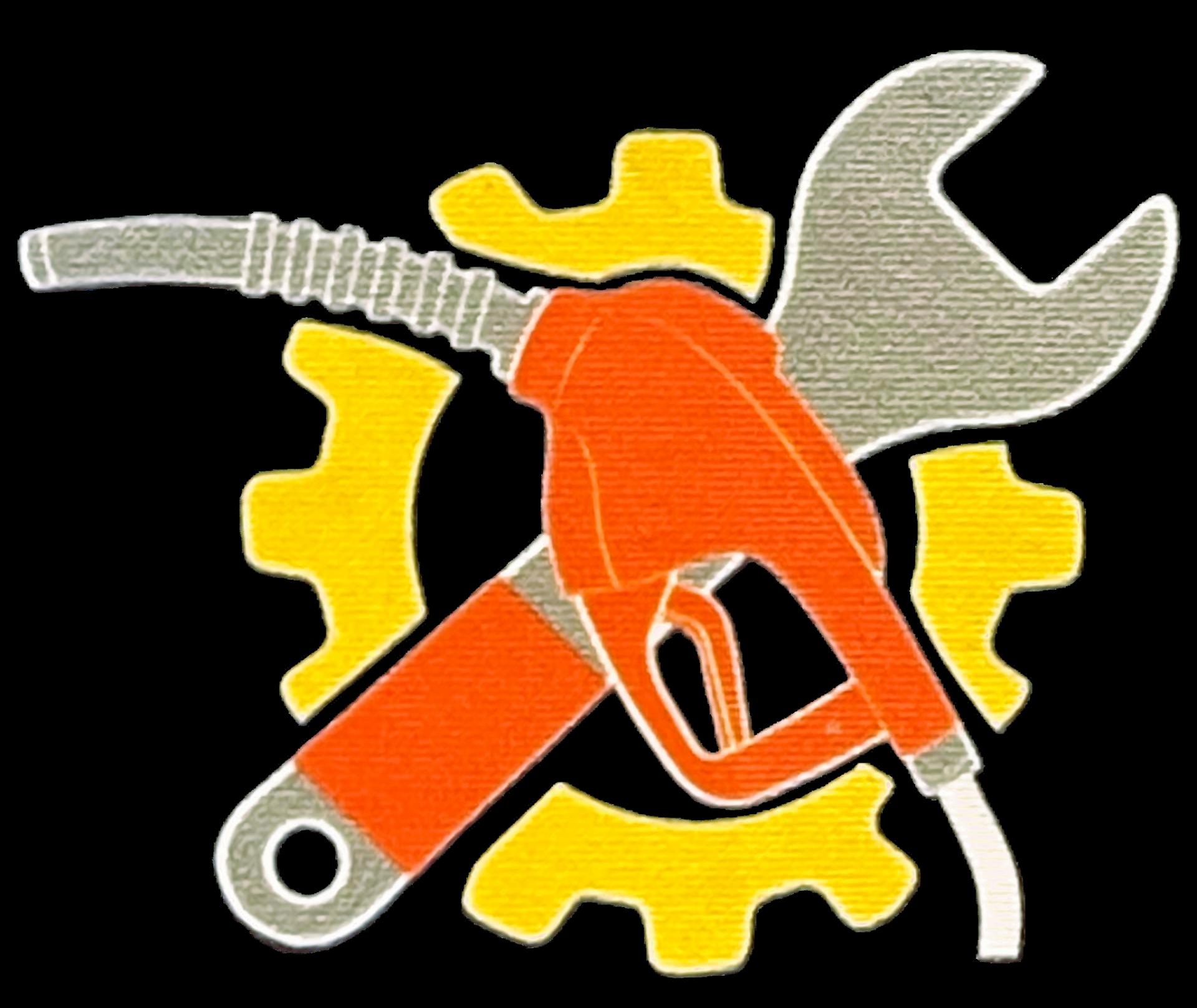 Budget Gas & Webster ST Garage Logo